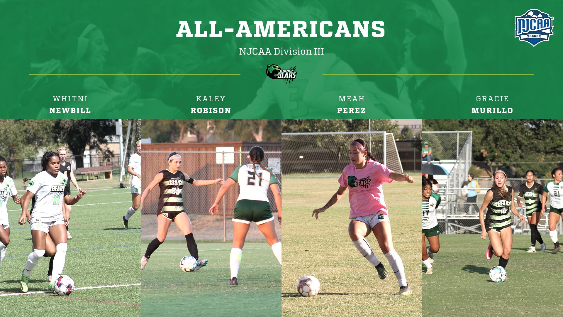 Four Bears Earn All-America Honors